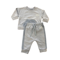 3-6M 2pc Blue Happy Little One Sweater Set - Little Hero