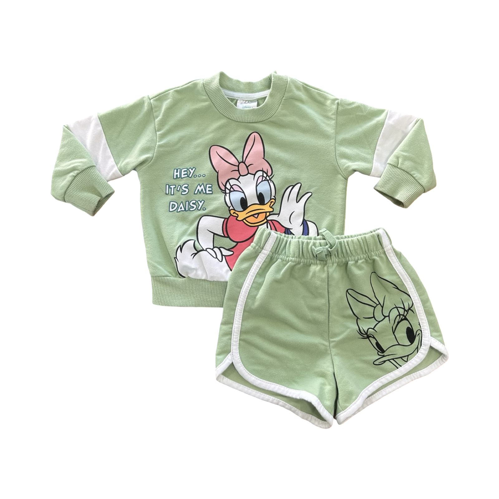 6-12M Green 2pc Daisy Duck Set - Disney