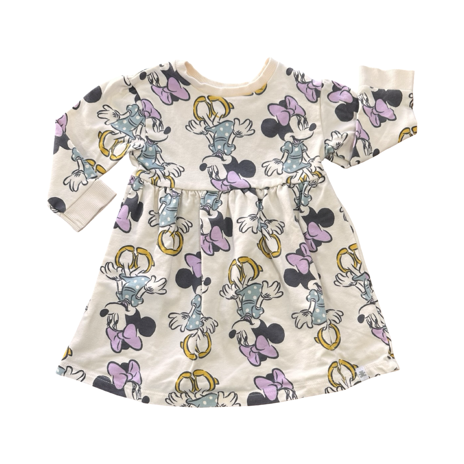 6-12M Cream Minnie Dress - Disney