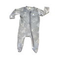 3-6M Blue Zoo Animal Fleece Zip Onesie - Tiny Tots