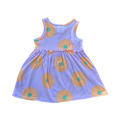 6-12M Purple, Orange & Green Daisy Dress - Cuddlesome