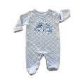 Newborn Blue Padded Dinosaur Onesie - Ackermans