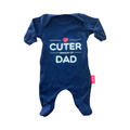 Newborn Navy Cuter Version of Dad Babygrow - Baby Republic