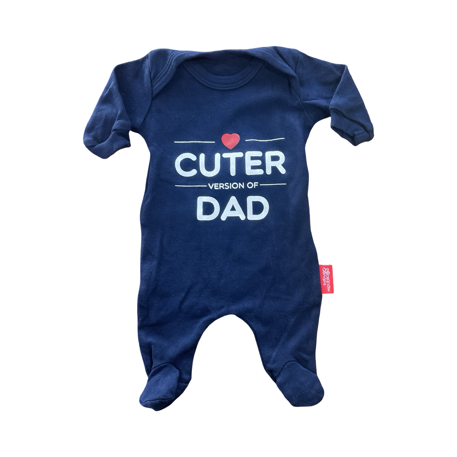 Newborn Navy Cuter Version of Dad Babygrow - Baby Republic