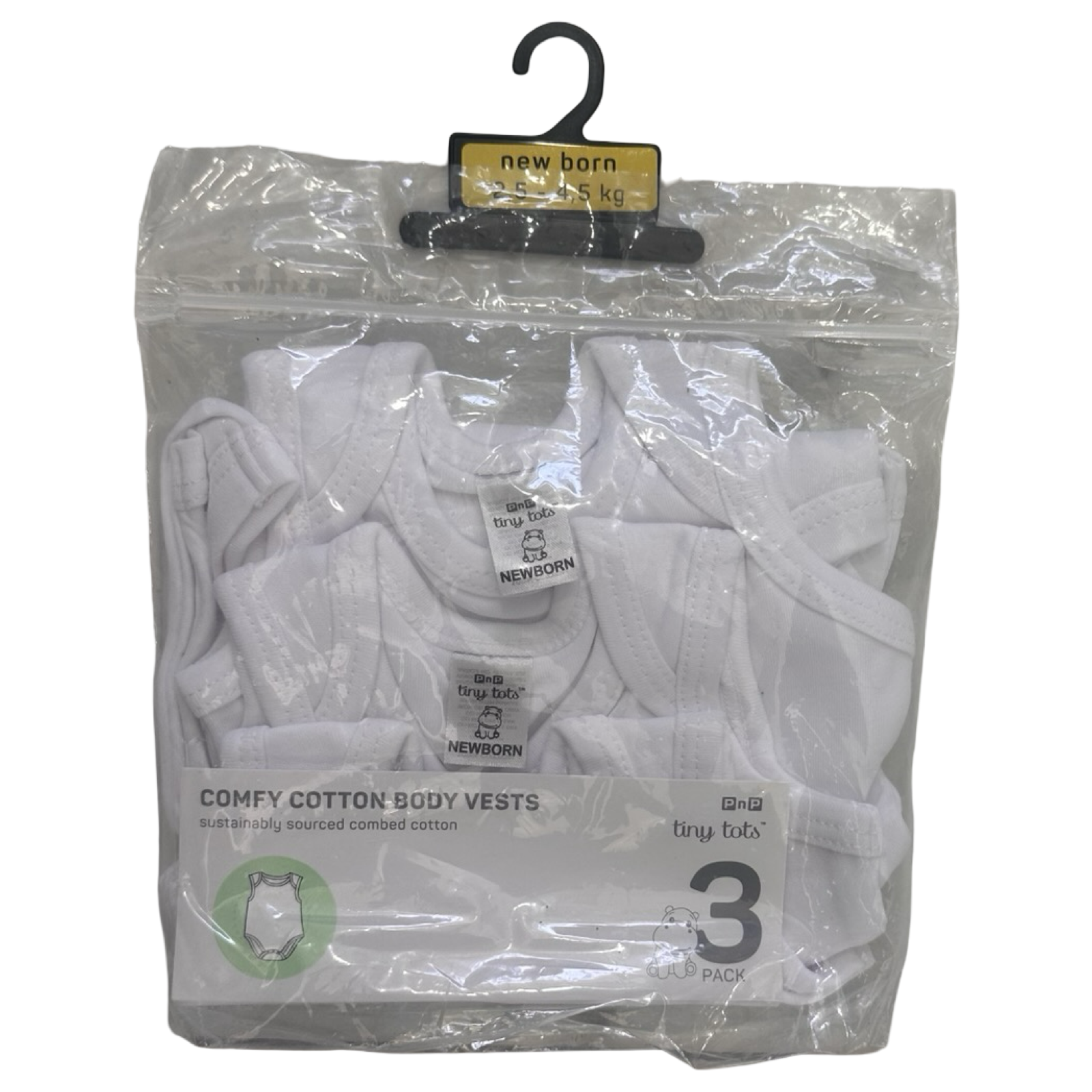 *NEW* Newborn 3pc Sleeveless Bodyvets - Tiny Tots