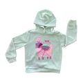 4-5Y Green You Are Llamazing Fleece Top - Real Kids