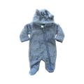 Newborn Blue Super Soft Zip Onesie - Ackermans