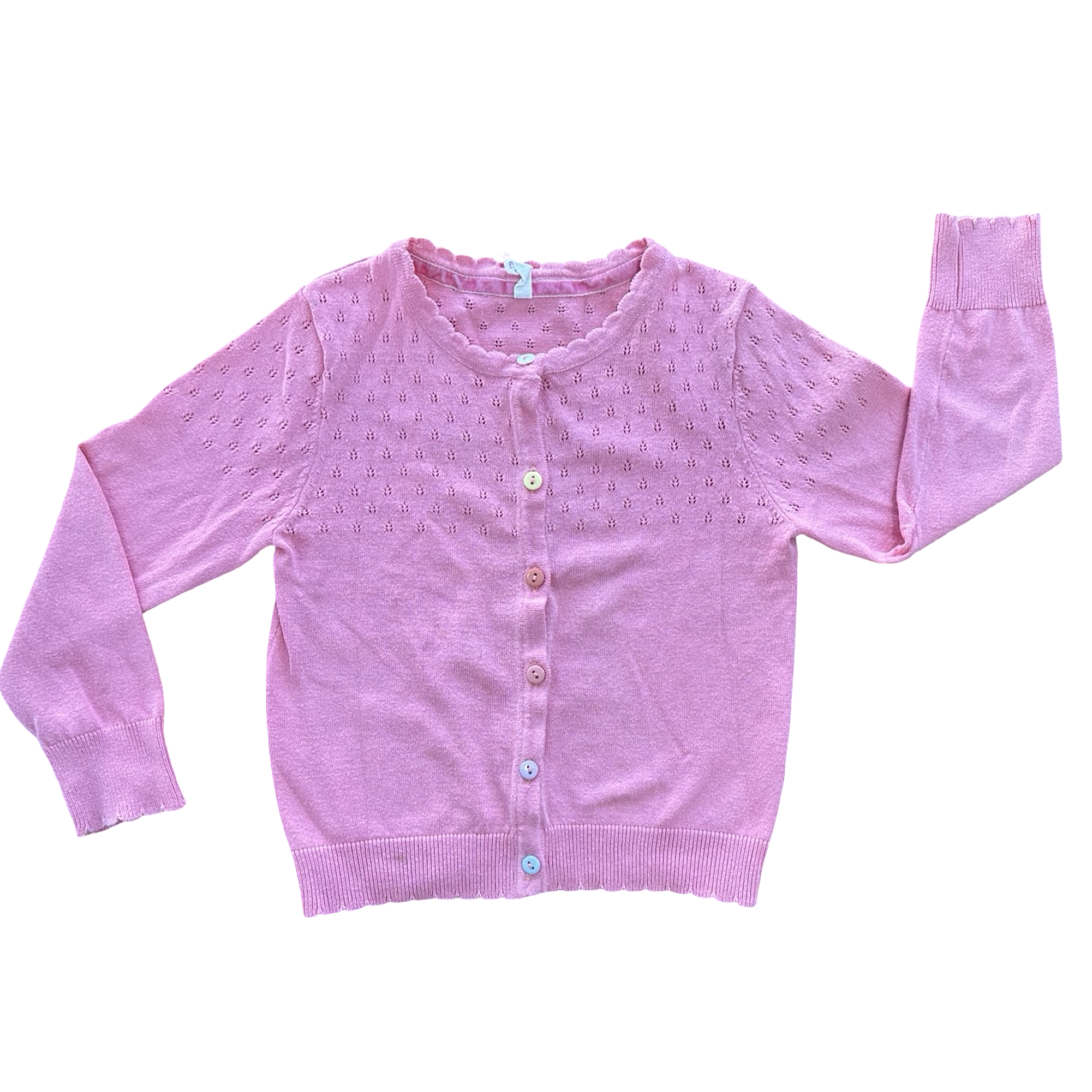 6-7Y Pink Cardigan - Real Kids