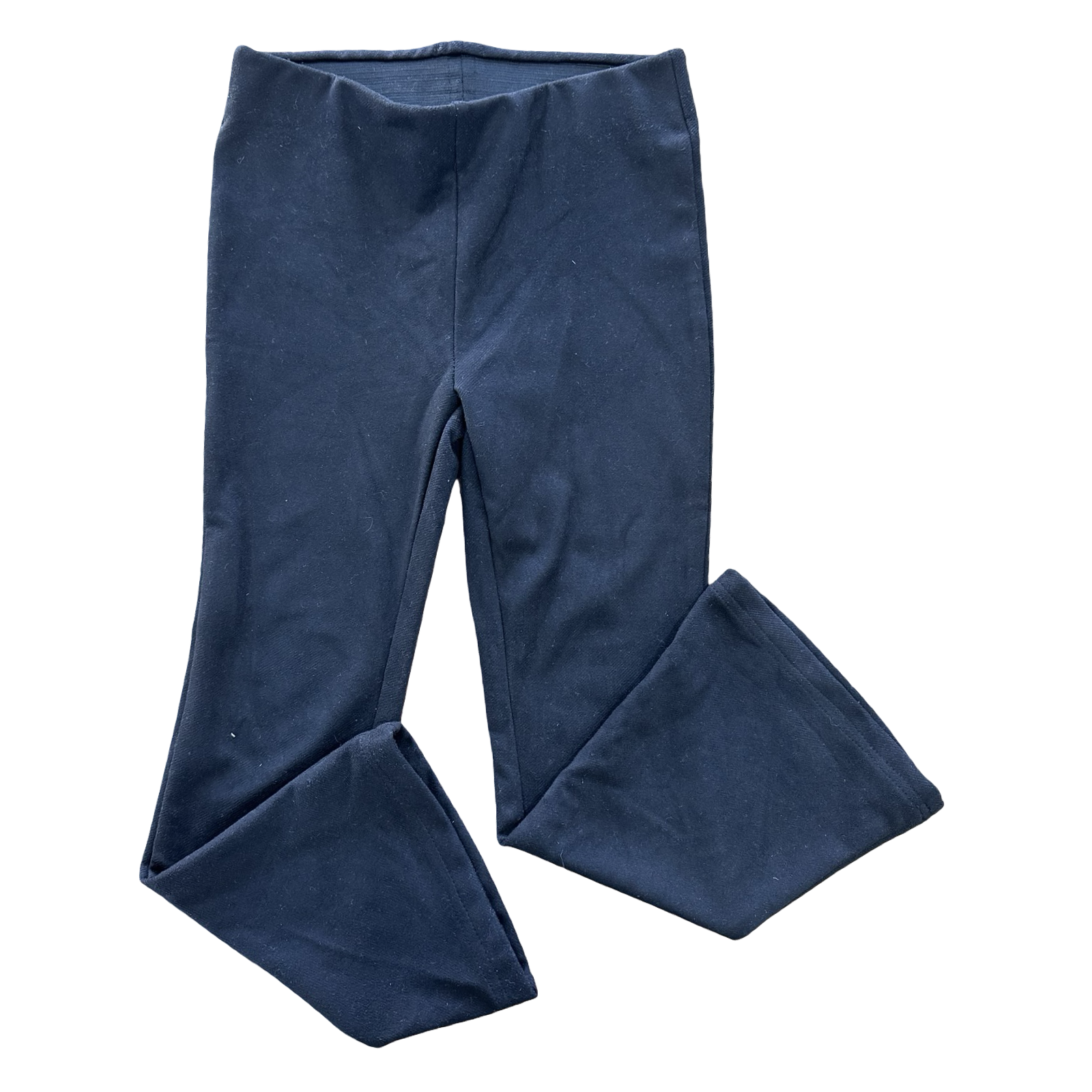 7-8Y Black Bell Botton Pants - Pink Angel