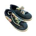Size 13 Glitzy Denim Rainbow Star Shoes - Little Hero