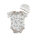 Newborn Wild Animal Bodysuit with Beanie - Ackermans