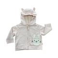 3-6M Pink Bunny Knitted Jersey with Hood - Woolworths