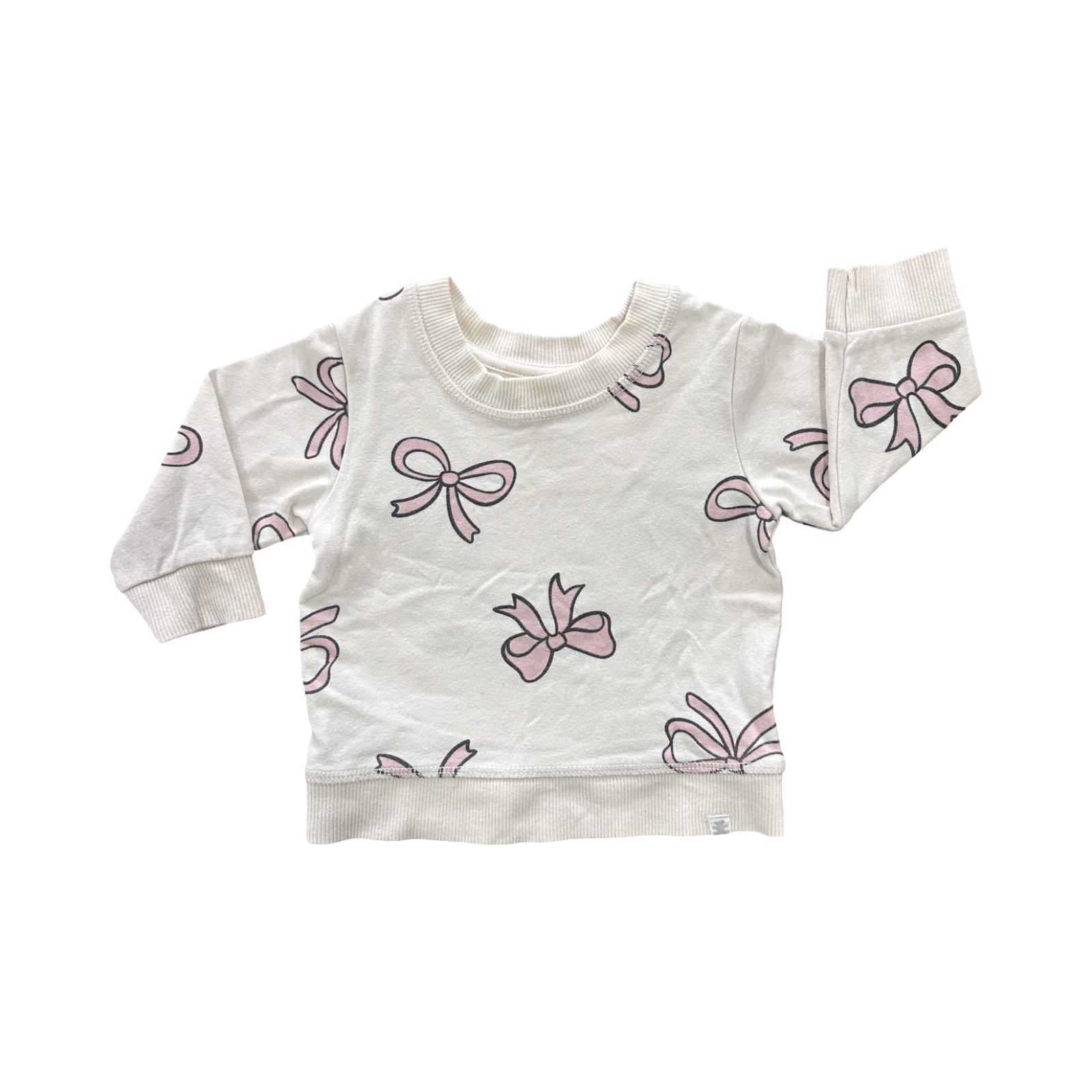 1-3M Pink Bow Sweater Top - Woolworths
