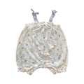 6-12M Cream Floral Bodysuit with Straps