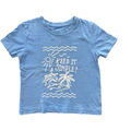 4-5Y Blue Keep It Simple T-Shirt - Real Kids