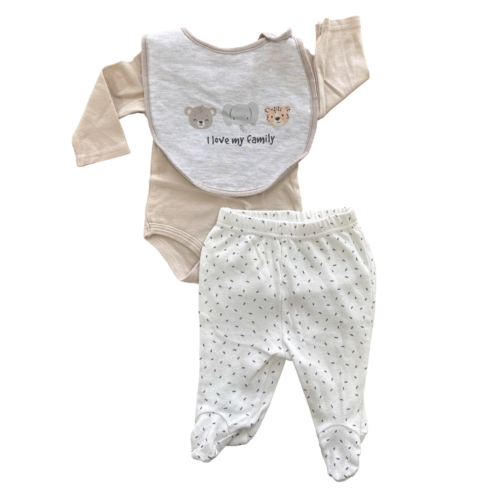 Newborn 3pc I Love My Family Set - Ackermans