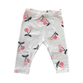 4-6M White & Pink Cherry Leggings - H & M