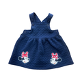 12-18M Navy Textured Minnie Dress - Disney Baby