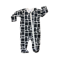 *NEW* 3-6M Black & White Zipper Babygrow - Cuddlesome