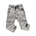 4Y Black & Whitewashed Look Denim Jean - Cotton On