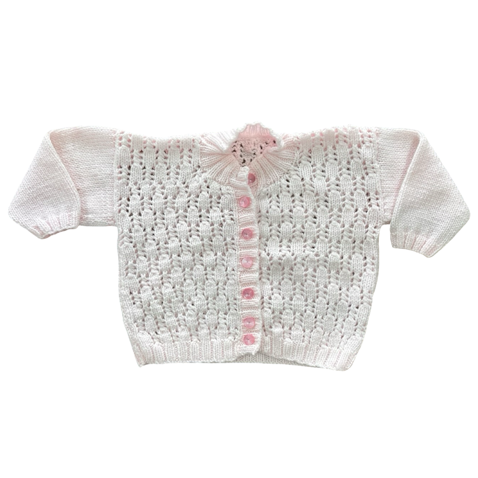 0-3M Pink Knitted Jersey