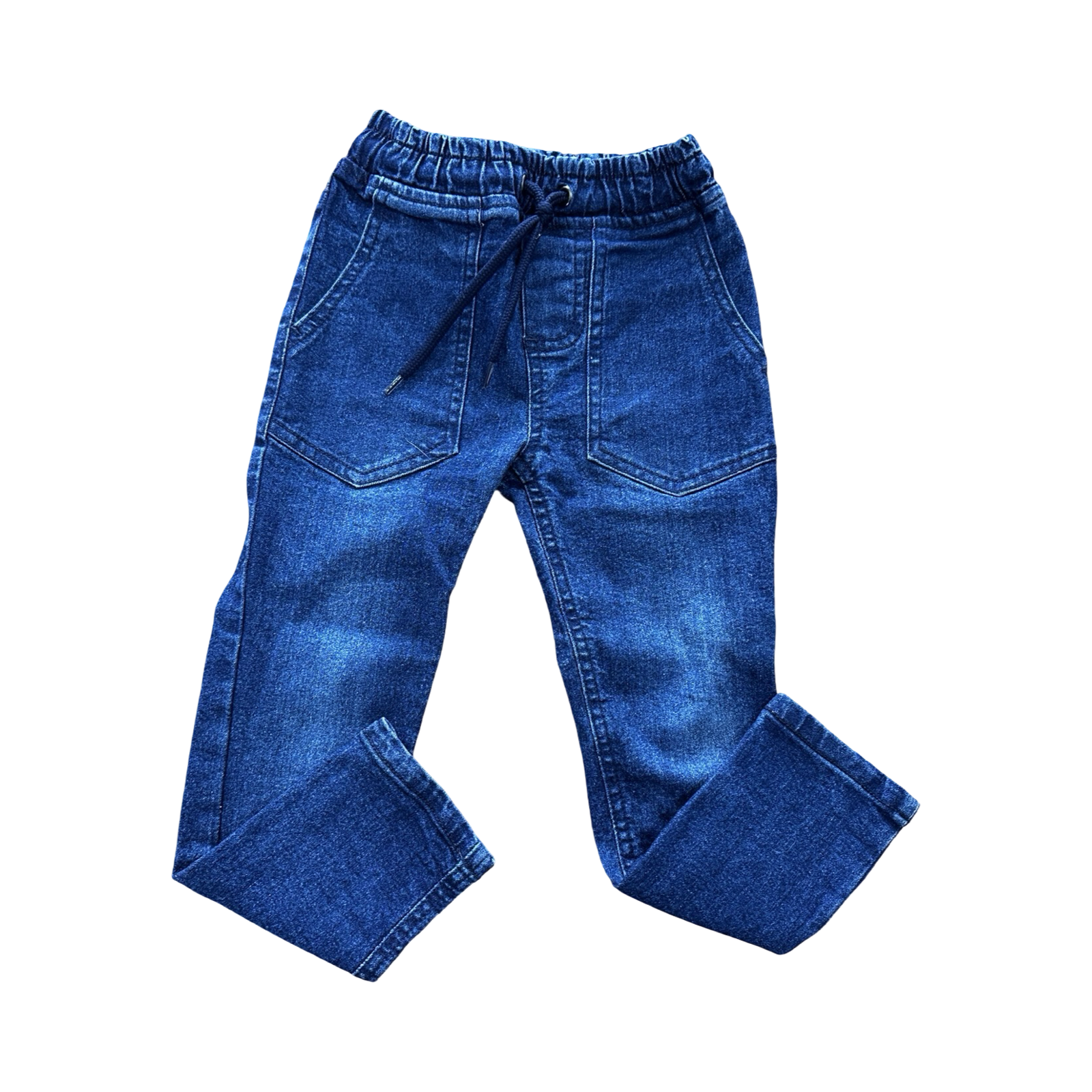 3-4Y Dark Navy Denim Jeans - Real Kids