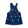 3-6M Navy Corduroy Dungaree Dress - Ackermans / Rainberry