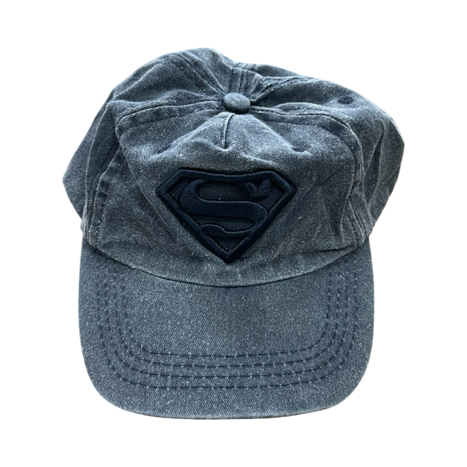 One Size Boys Grey & Blue Superman Cap - Cotton On