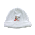 1-3M White Fleece Flopsy Beanie - Woolworths
