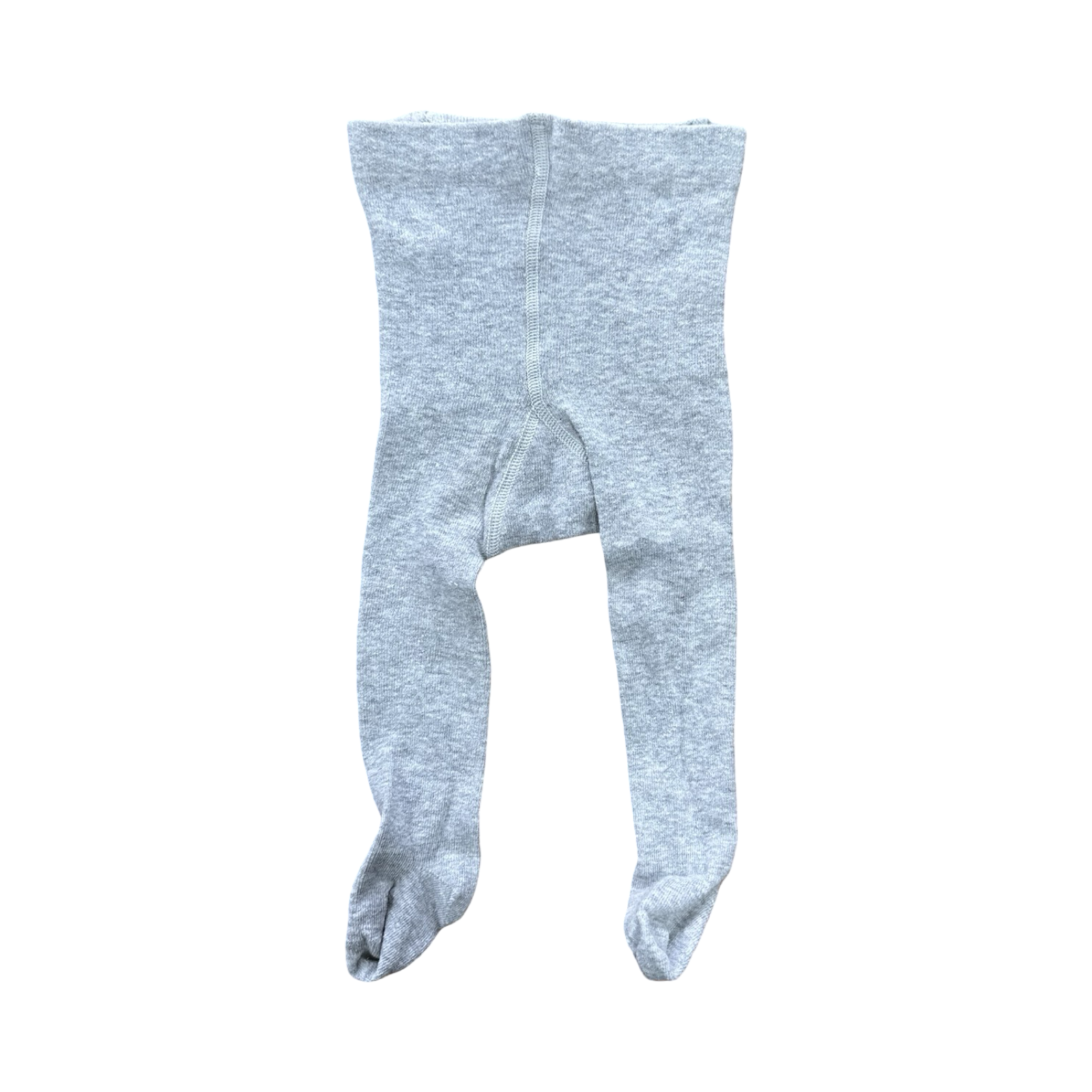 0-2M Grey Melange Footed Leggings - H & M