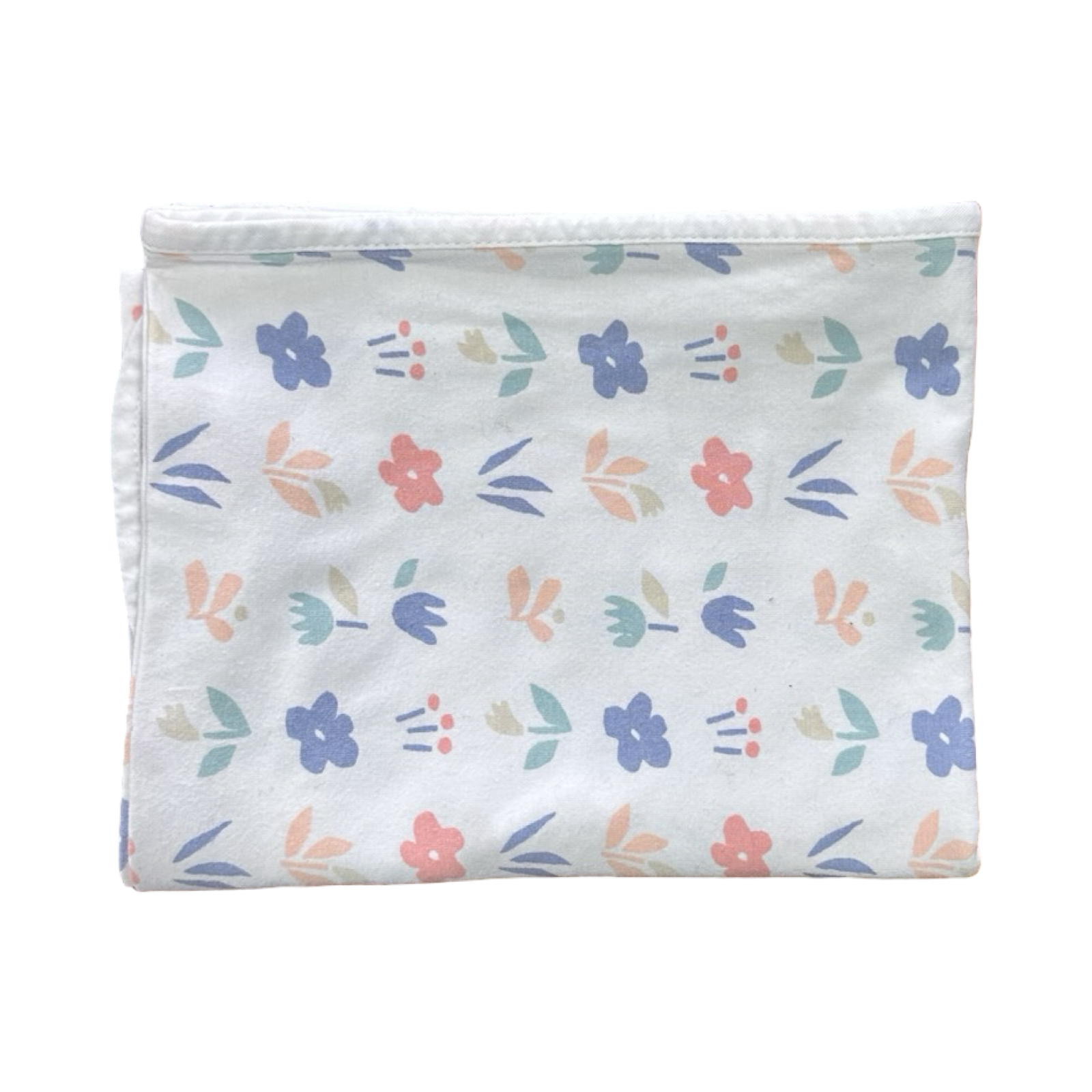 White Stretch Cotton Receiving Blanket - Woolworths