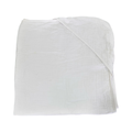 White Muslin Swaddle Hooded Blanket - Woolworths