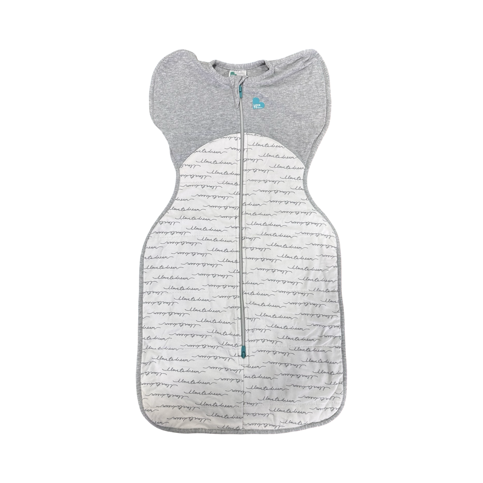 Grey & White Love To Dream Sleep Sack - Swaddleup