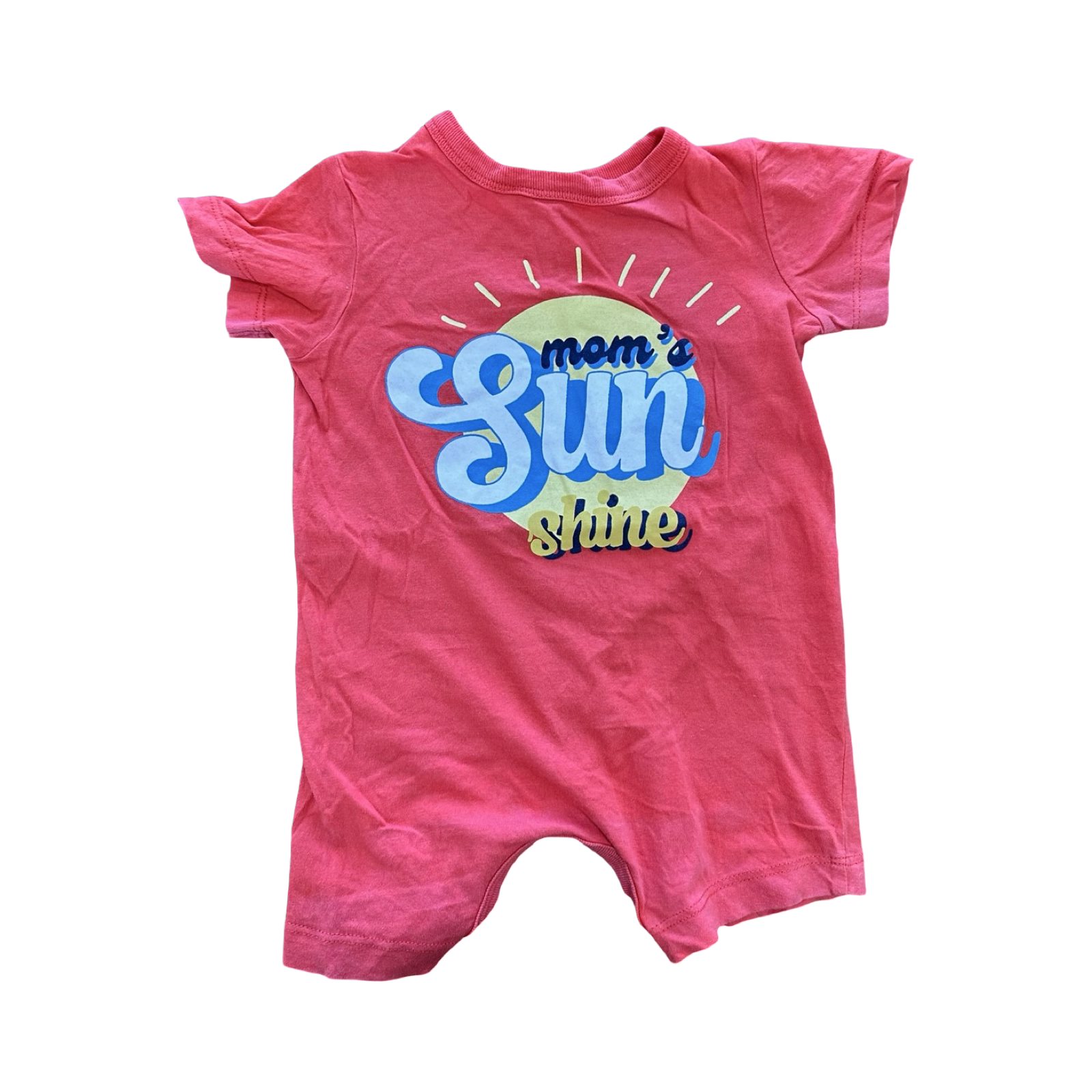 3-6M Orange Mom's Sunshine Romper - Woolworths