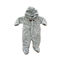 0-3M Teal Bear Fleece Onesie - Ackermans
