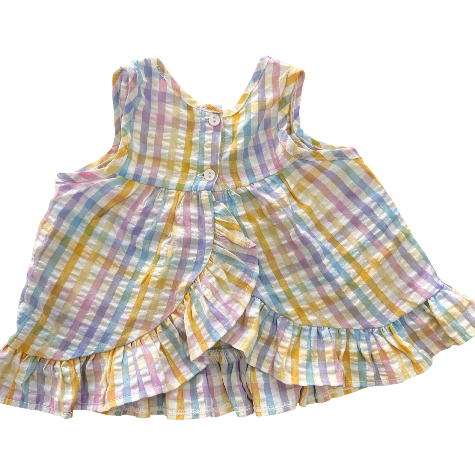 18-24M 2pc Check Multicolour Summer Set - Cuddlesome