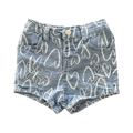 6-12M Denim Hearts & Butterflies Shorts - Ackermans