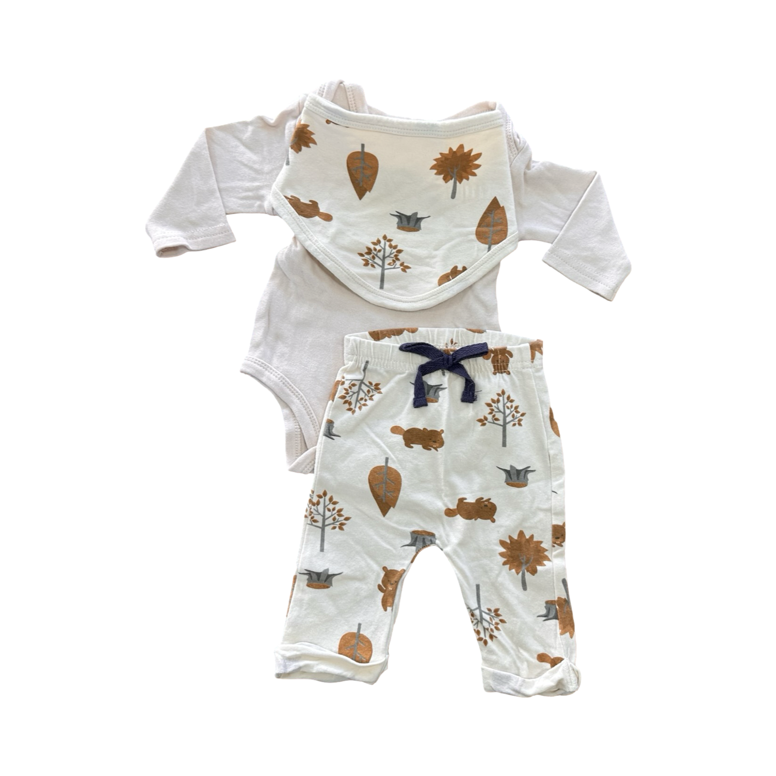 Newborn 3pc Autumn Set - OneTwoThree / Cuddlesome
