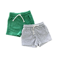 6-8M 2pc Green & Grey Shorts - Lefties Baby