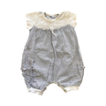 0-3M Bue & White Stripe Romper - Naartjie