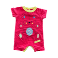 Newborn Red & Yellow Bear Numbers Bodysuit - Woolworths