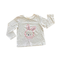 12-18M Pink Bunny Happy Vibes Only Bunny Long Sleeve T-Shirt - Woolworths