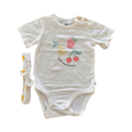 3-6 Little Sweetheart White Bodysuit with Headband - Woolworths