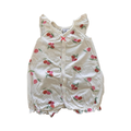 3M White Cherry Cotton Romper - Oetit Bateau