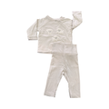 4-6M Cream Doggie 2pc Winter Set - H & M