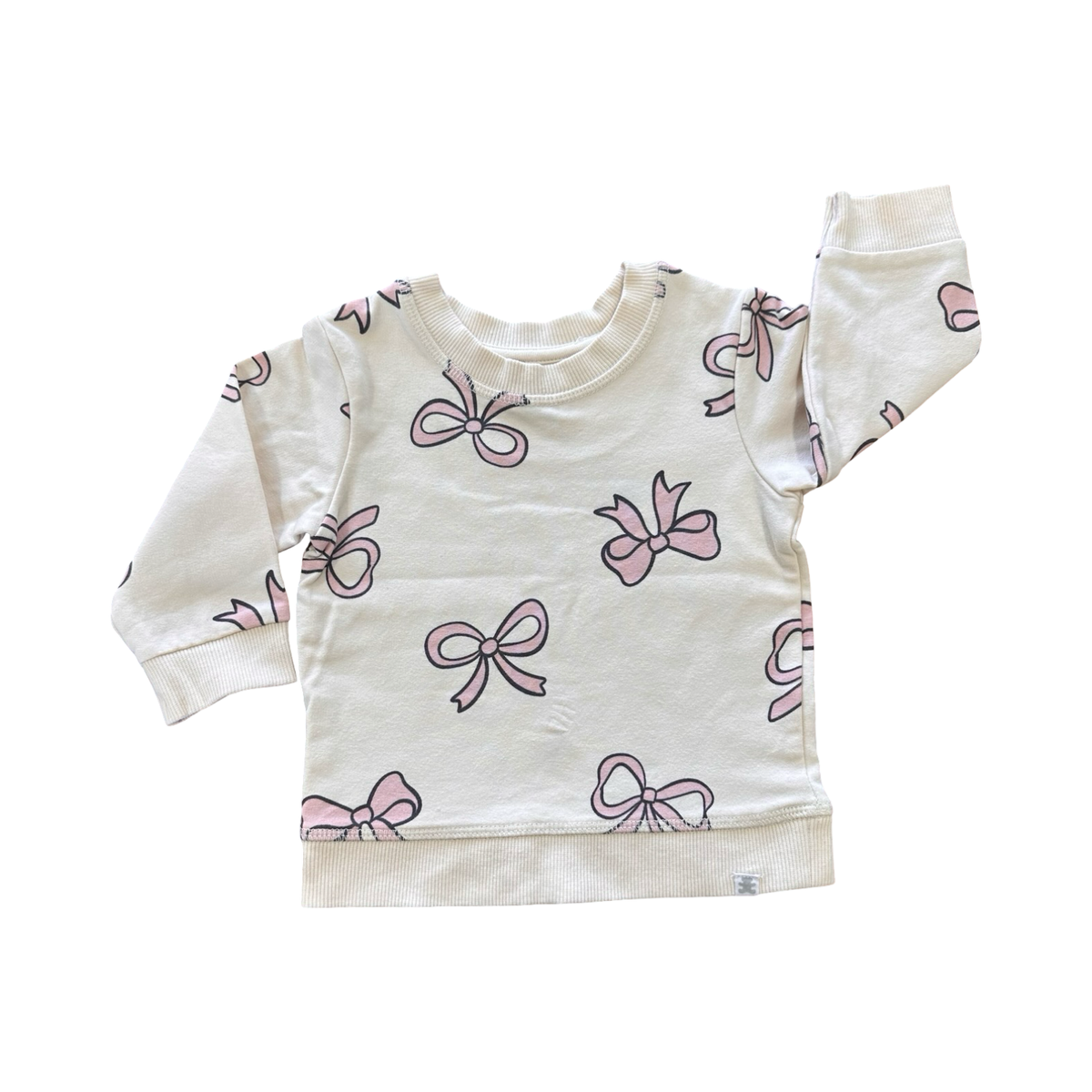 3-6M Light Pink Bow Sweater Top - Woolworths