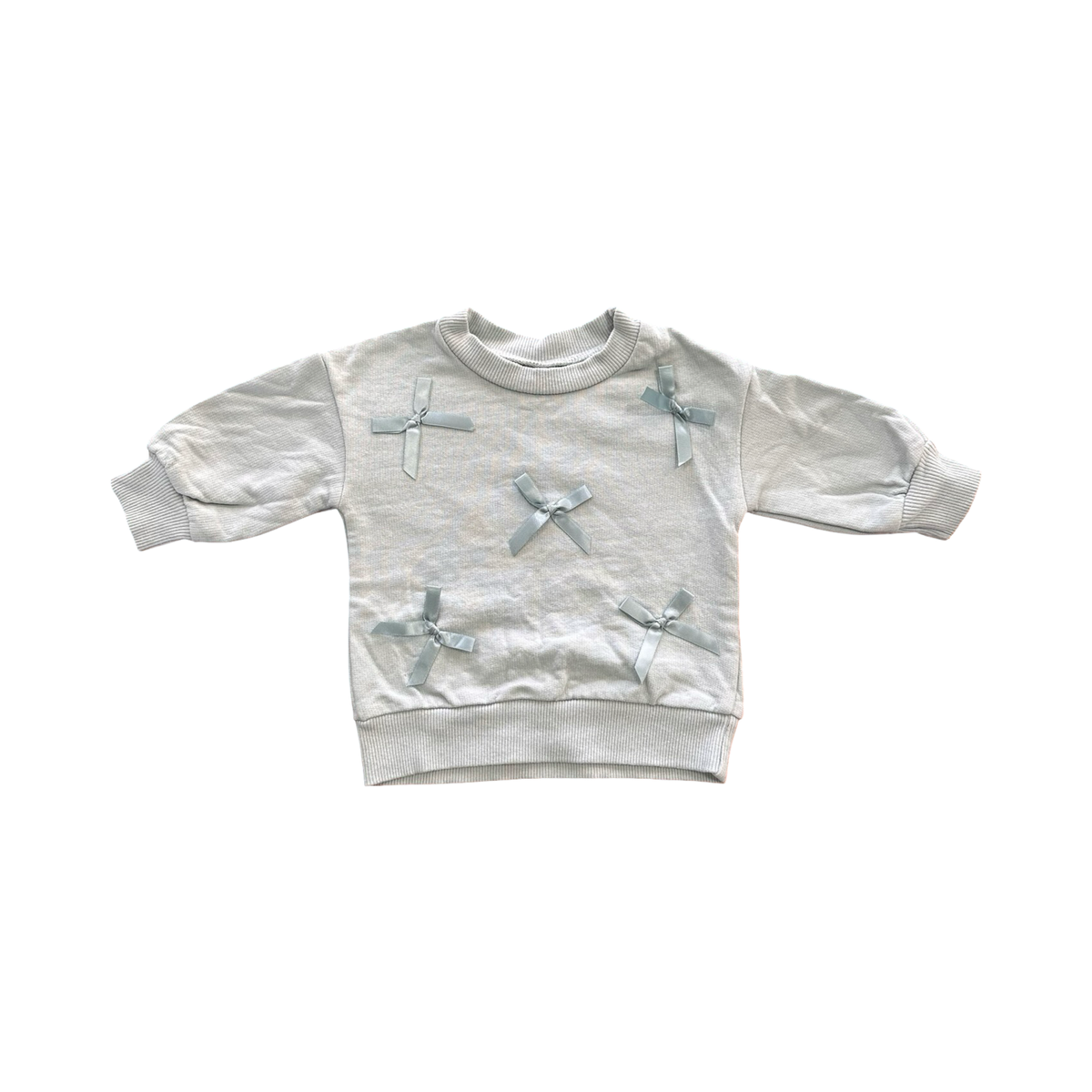 3-6M Light Turquoise Box Sweater Top - Jet