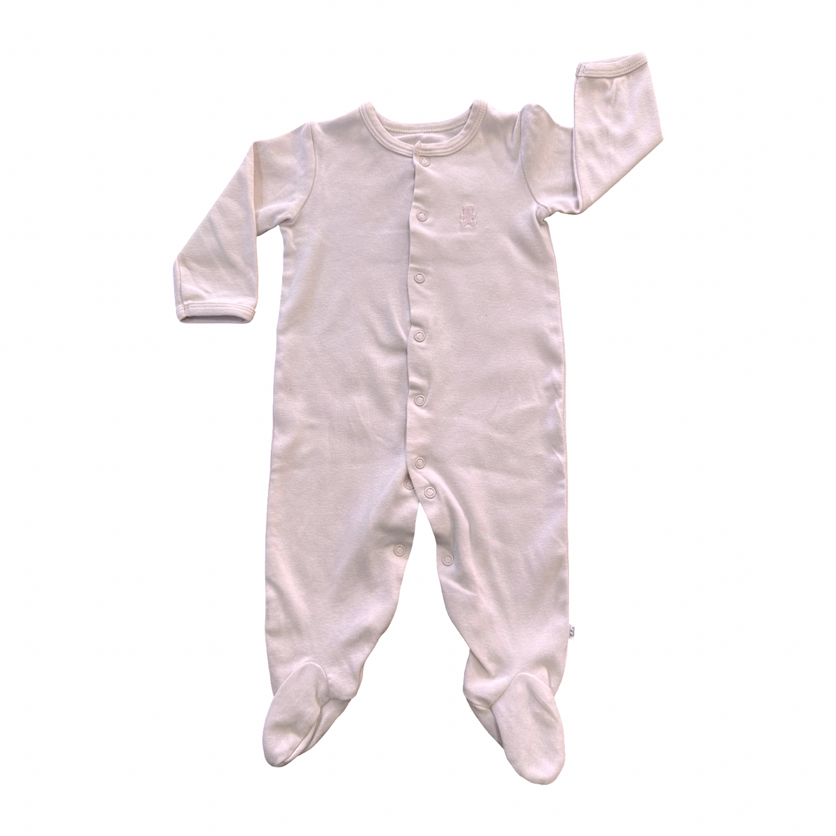 3-6M Light Pink Snapper Babygrow - Woolworths