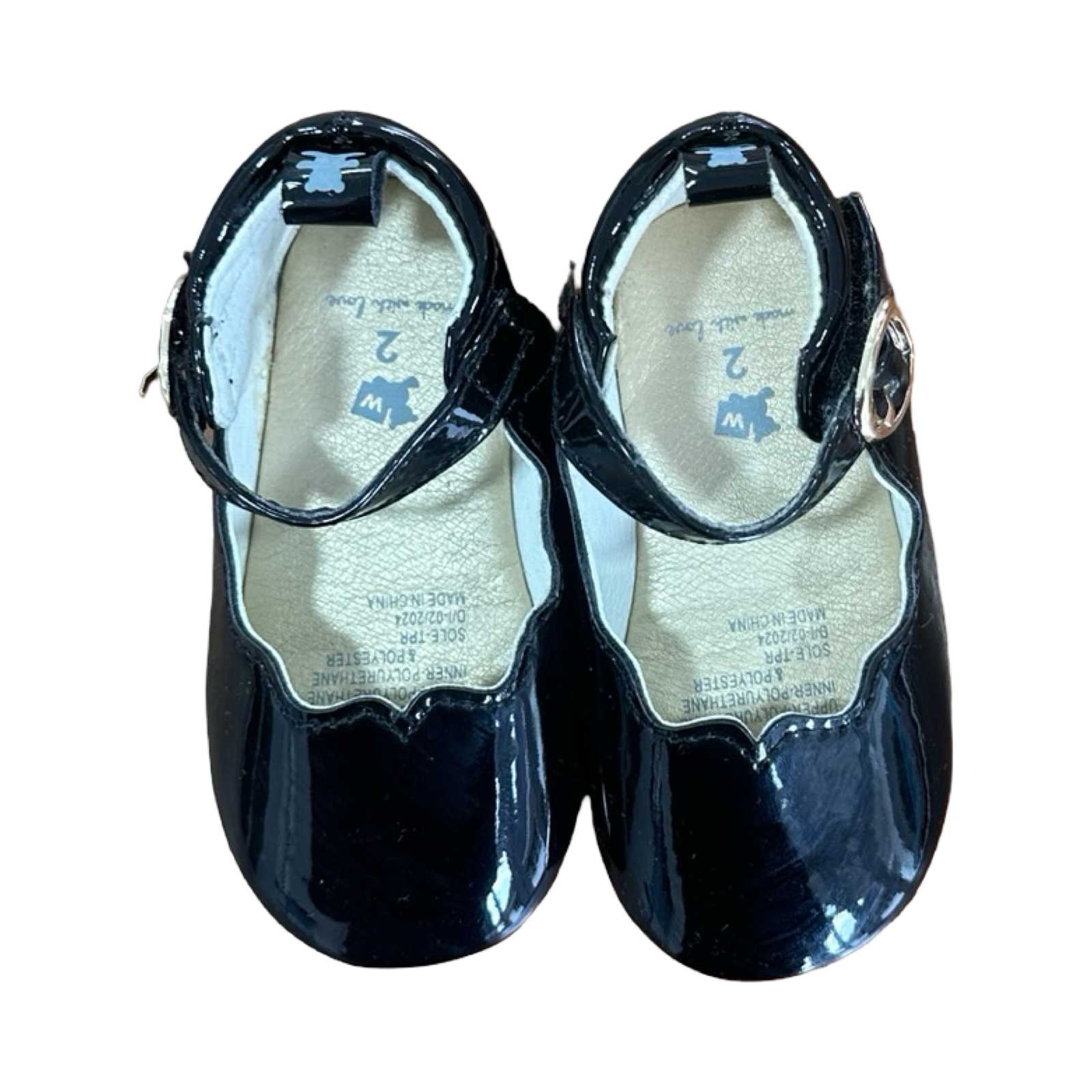 *NEW* Size 2 Black Mary Jane Shoes - Woolworths
