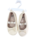 Size 4 Cream Pump Shoes with Bows - H & M